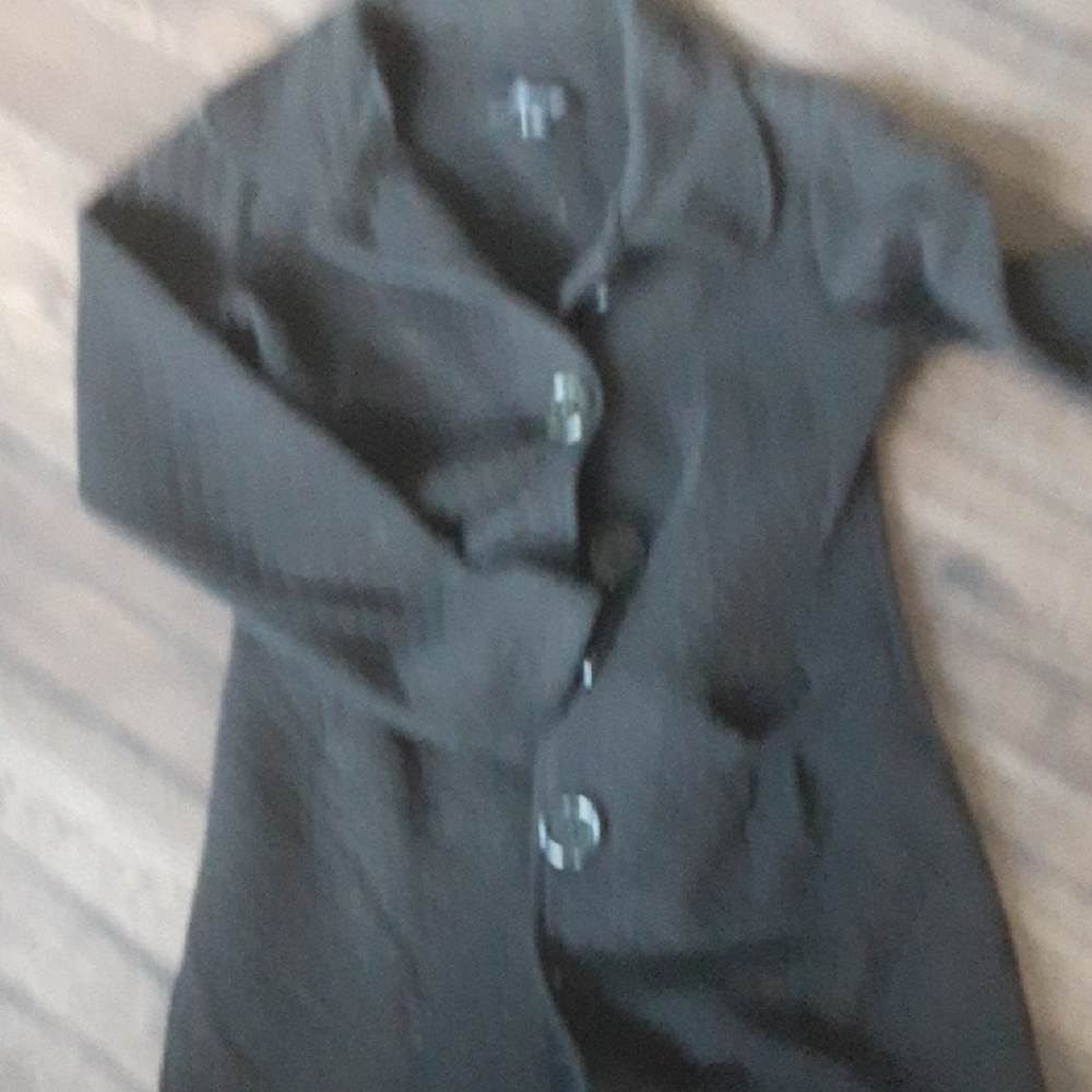 Women's Black Coat Cotton Quilted Coat